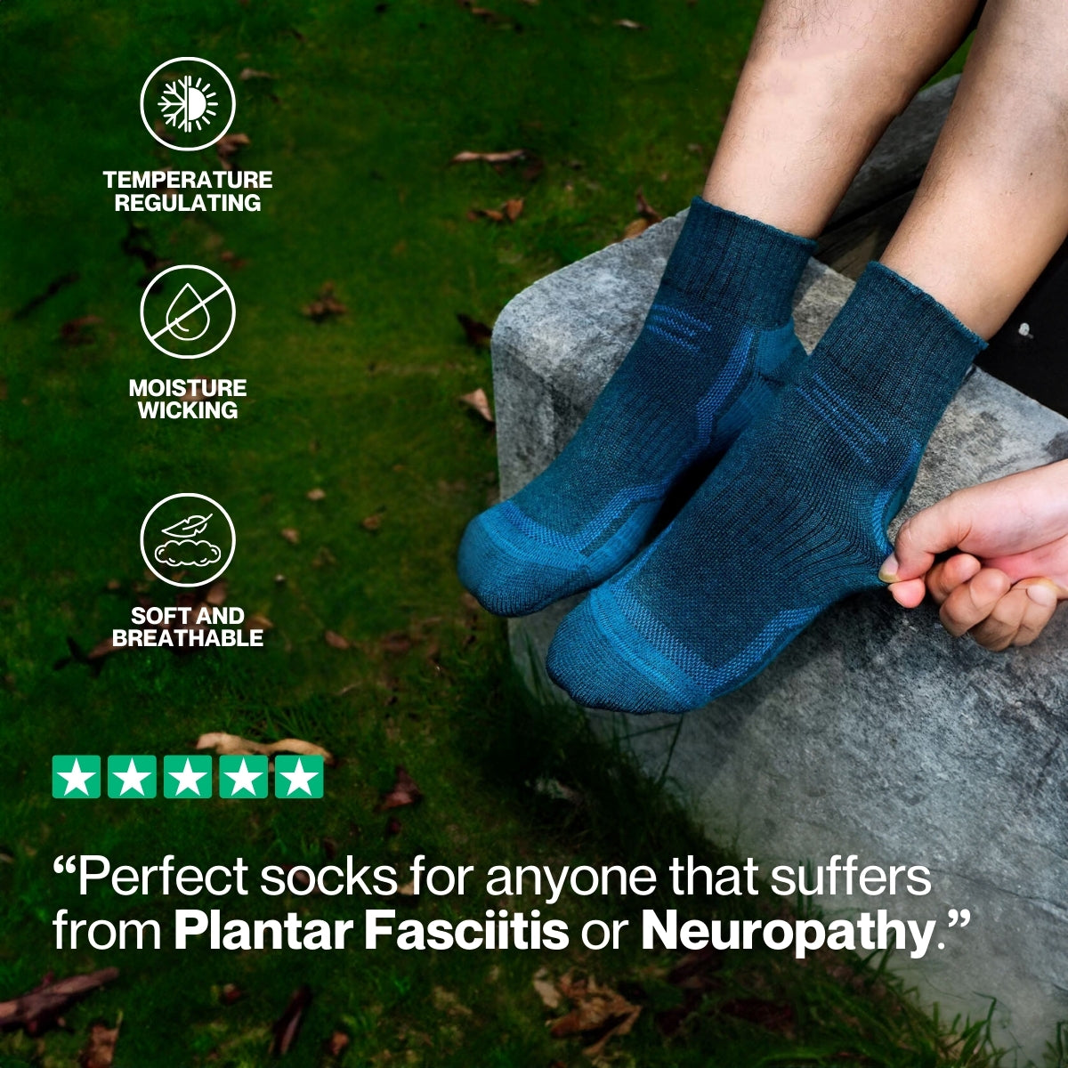 SIntaro Moisture-Wicking Ankle Socks