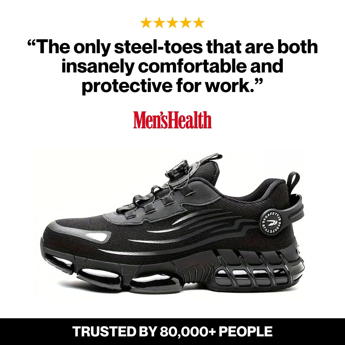 Saxon - Healthy & Protective Steel Toe Sneakers