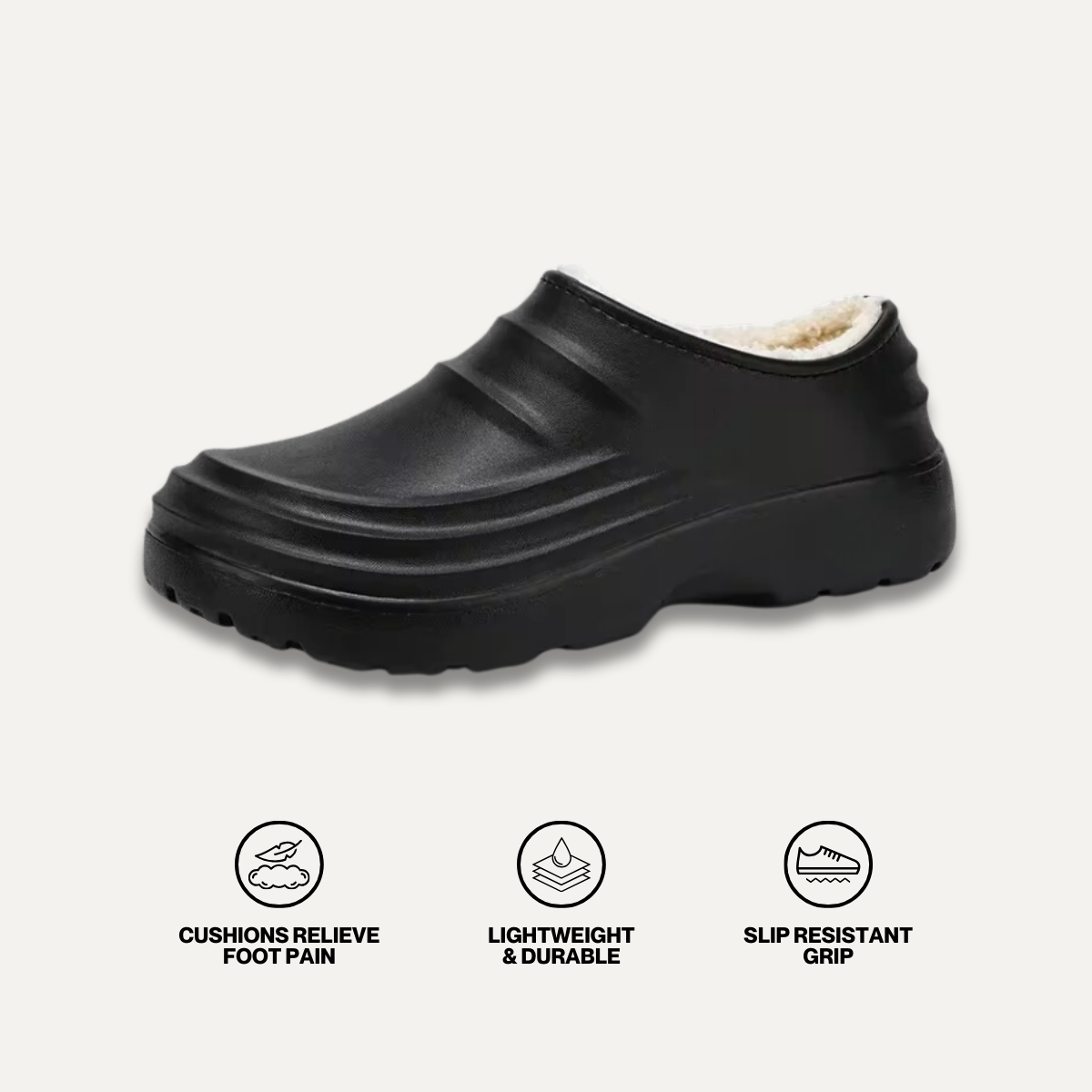 Sintaro Fuzzy - Healthy & Non-Slip Comfort Clogs