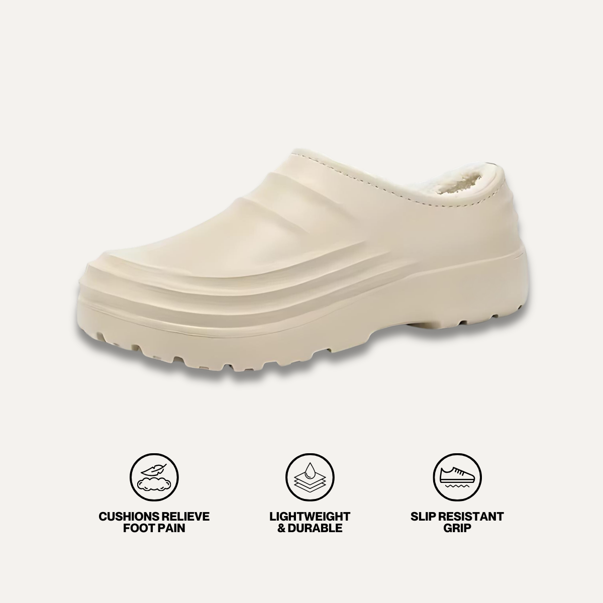 Sintaro Fuzzy - Healthy & Non-Slip Comfort Clogs