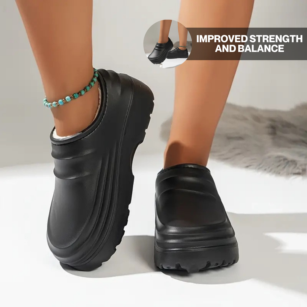 Sintaro Fuzzy - Healthy & Non-Slip Comfort Clogs