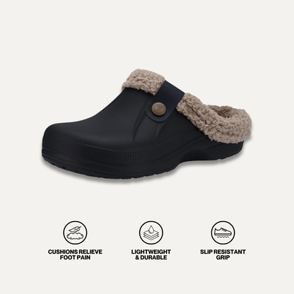 Ario Furryy - Healthy & Non-Slip Comfort Clog Mules