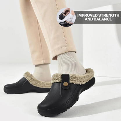 Ario Furryy - Healthy & Non-Slip Comfort Clog Mules