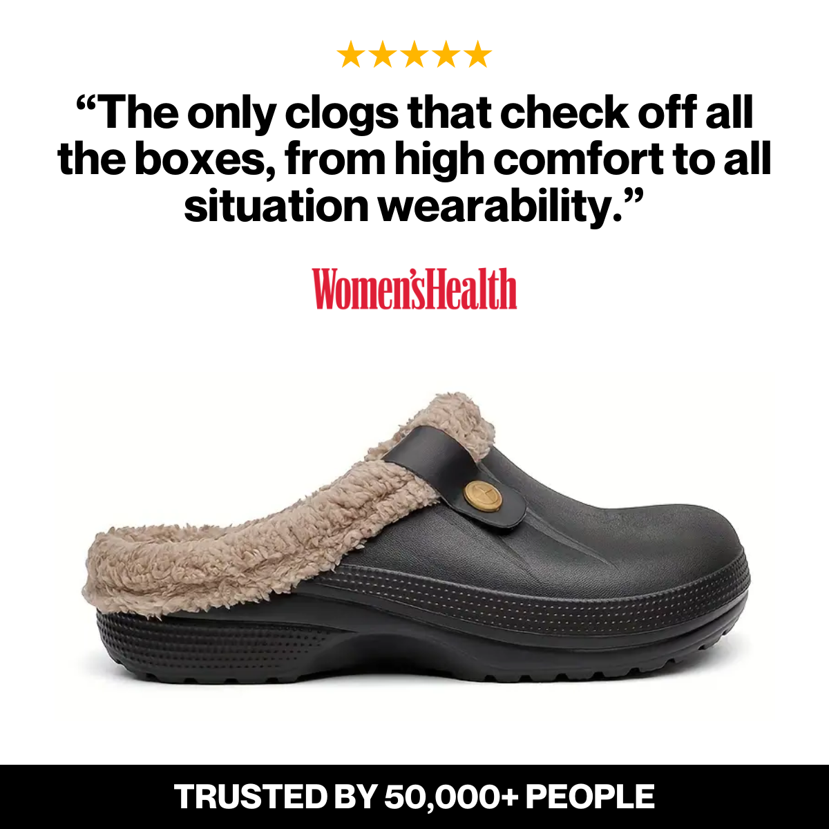 Ario Furryy - Healthy & Non-Slip Comfort Clog Mules