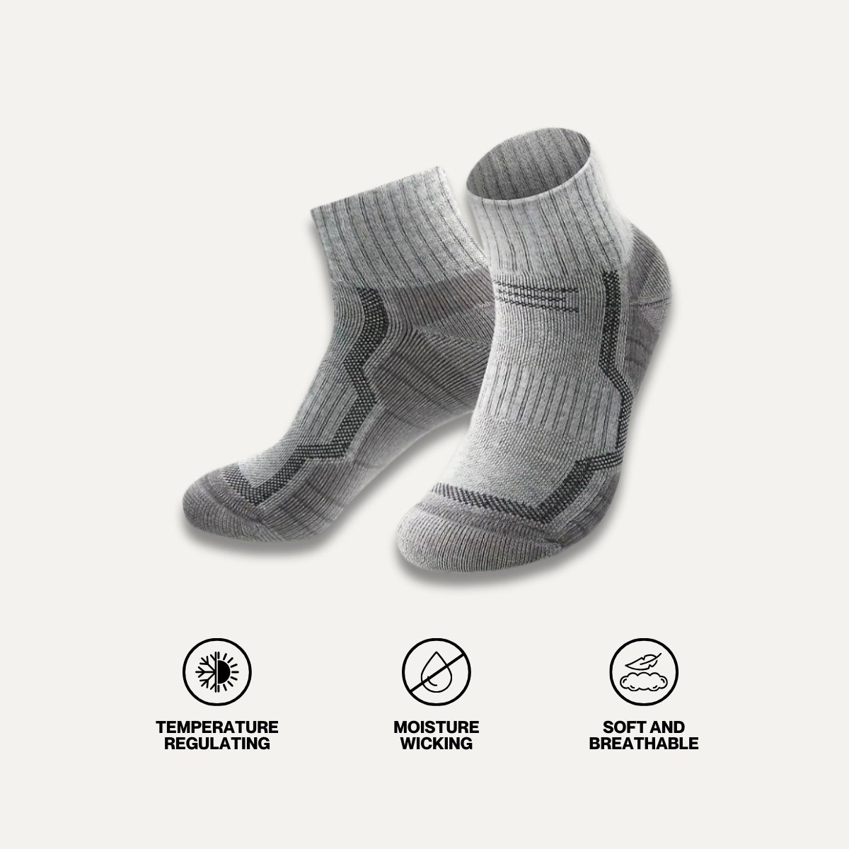 SIntaro Moisture-Wicking Ankle Socks