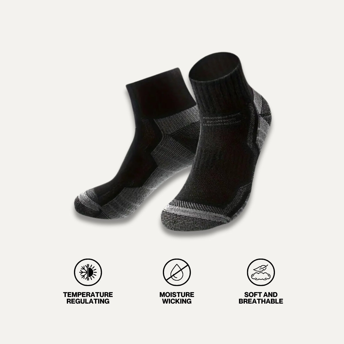 SIntaro Moisture-Wicking Ankle Socks